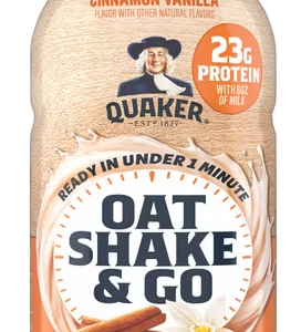 Quaker Oat Shake & Go Cinnamon Vanilla